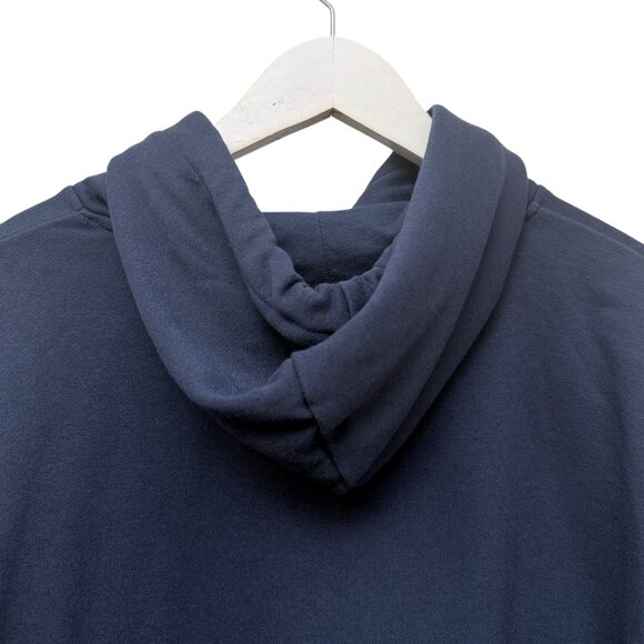 PRINCE Hoodie Size Large Womens Sweatshirt Navy Blue Tennis Sports Logo Pullover - Picture 7 of 8